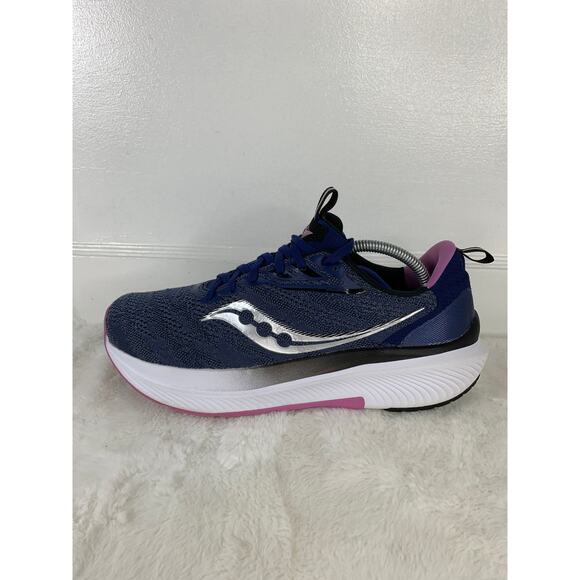 Saucony Echelon 9 Women’s Size 11 W Blue Running Shoes S10765-33 Sneakers - Picture 4 of 10